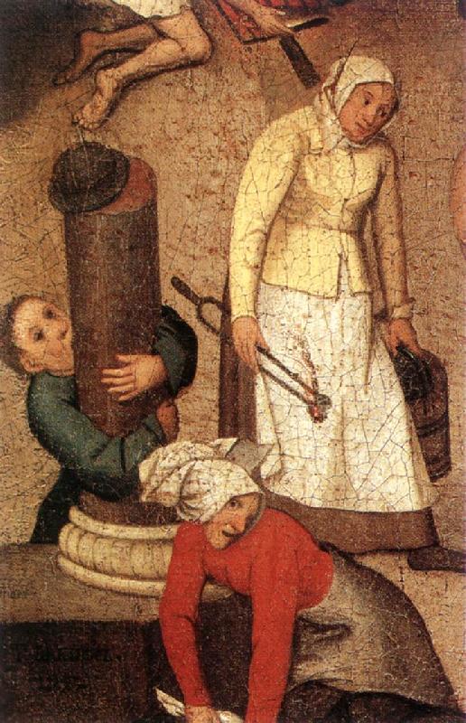 Proverbs (detail) d, BRUEGHEL, Pieter the Younger